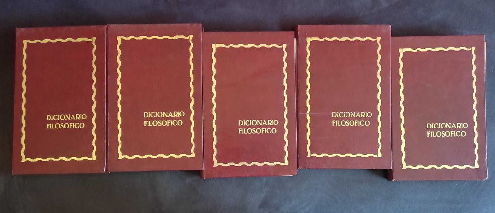 Conjunto de 5 Livros "Dicionário filosófico"