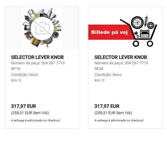 Manete alavanca velocidades Mercedes Classe C W204 E W212 caixa auto