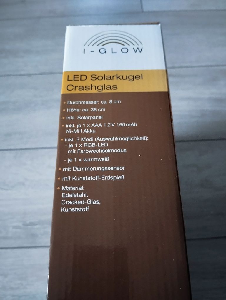 Lampki ogrodowe i -glow