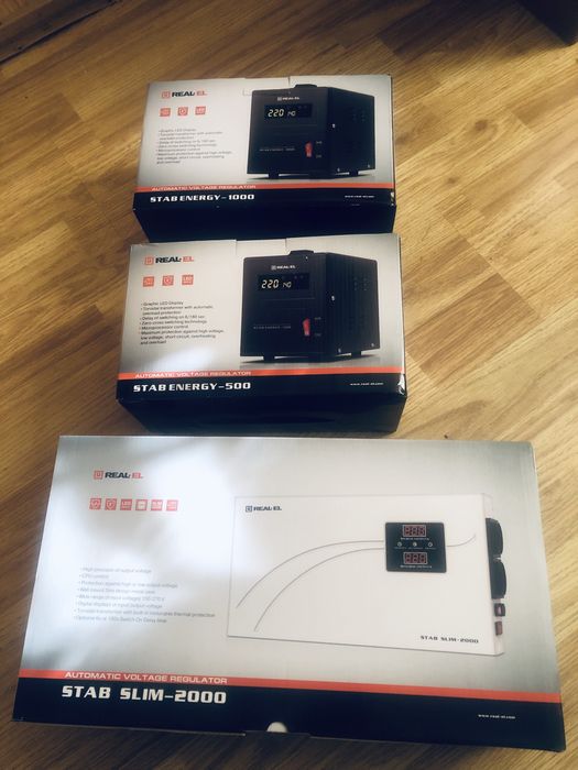 Стабілізатор напруги Real - El Stab Energy Slim