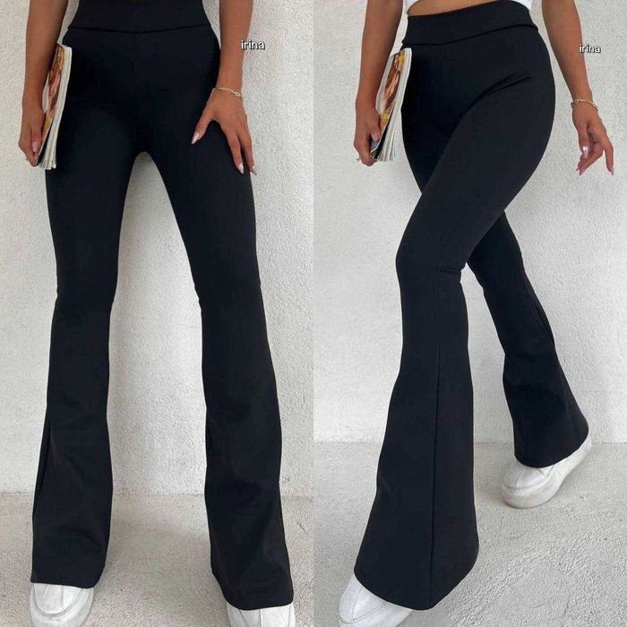 Жіночі трикотажні теплі термо лосіни на флісі термолосини на зиму