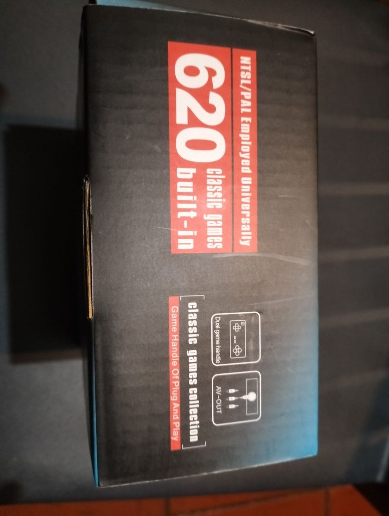 Mini consolade com 620 jogos retro, imitação da NES