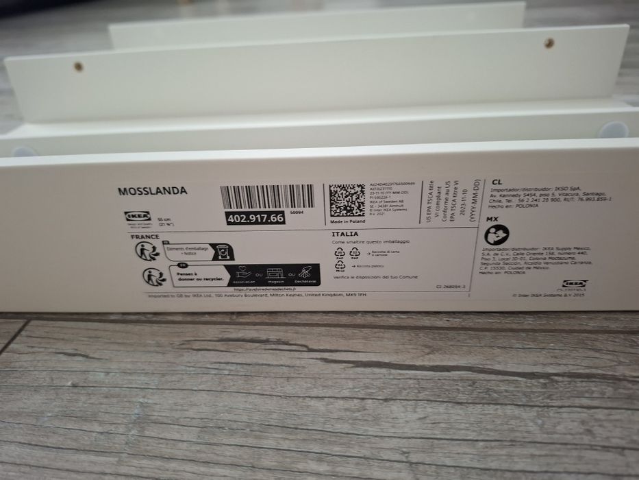 Półki IKEA Mosslanda