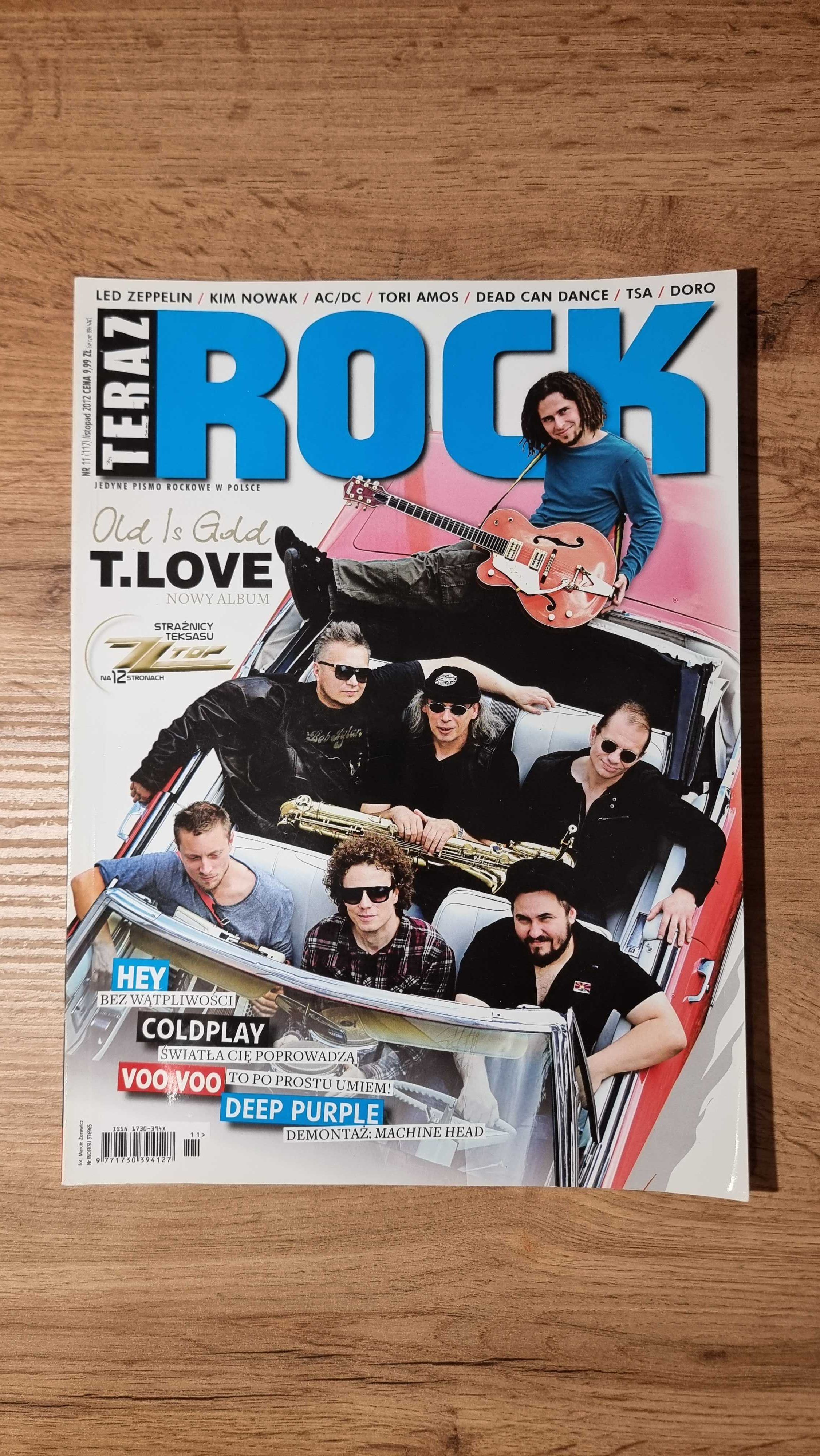 Teraz Rock 11/2012 - T.Love, ZZ Top, Hey, Coldplay, Deep Purple