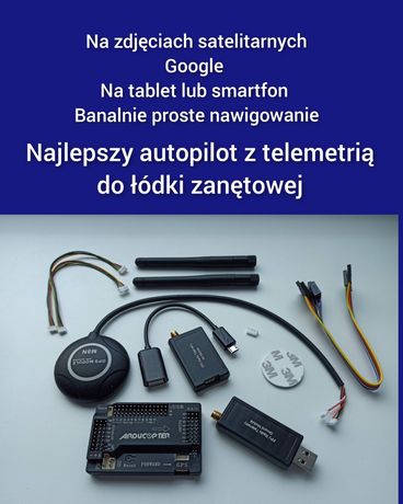 Autopilot GPS Łódka Zanętowa na tablet smartfon