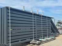 BRAMA ogrodzeniowa PRZESUWNA palisadowa 1,4m x 4m GRAFIT - PROMOCJA