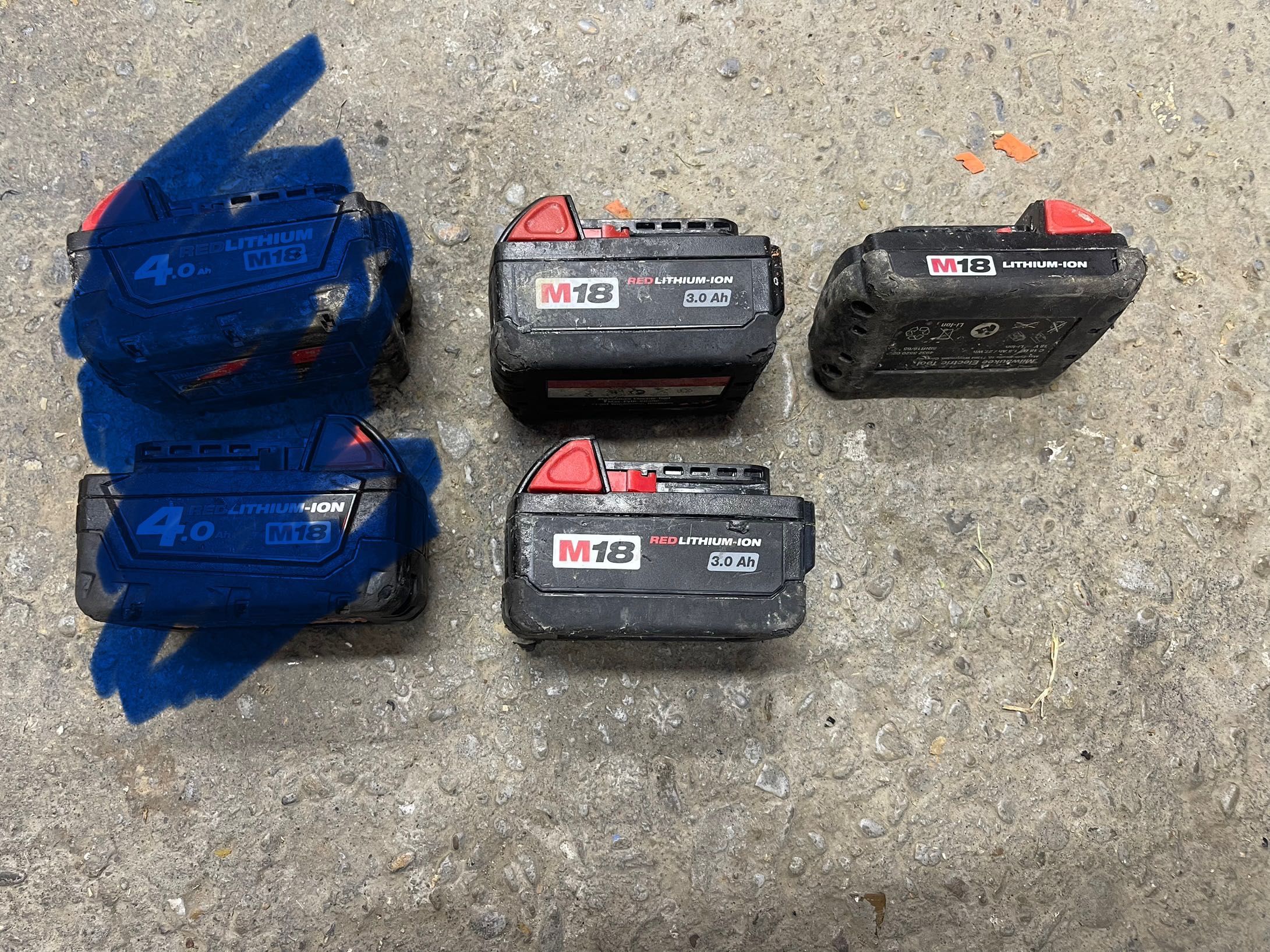 Sprzedam baterie do naprawy dewalt, milwaukee, bosch , makita
