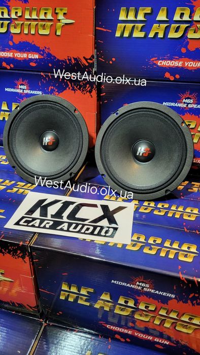 16см Kicx HeadShot M65/динаміки в авто/колонки/300Вт
