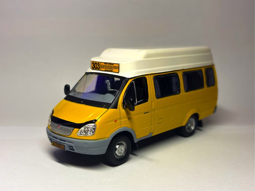 СРОЧНО масштабная модель автобуса ГАЗ 322131 ГАЗель Deagostini 1/43