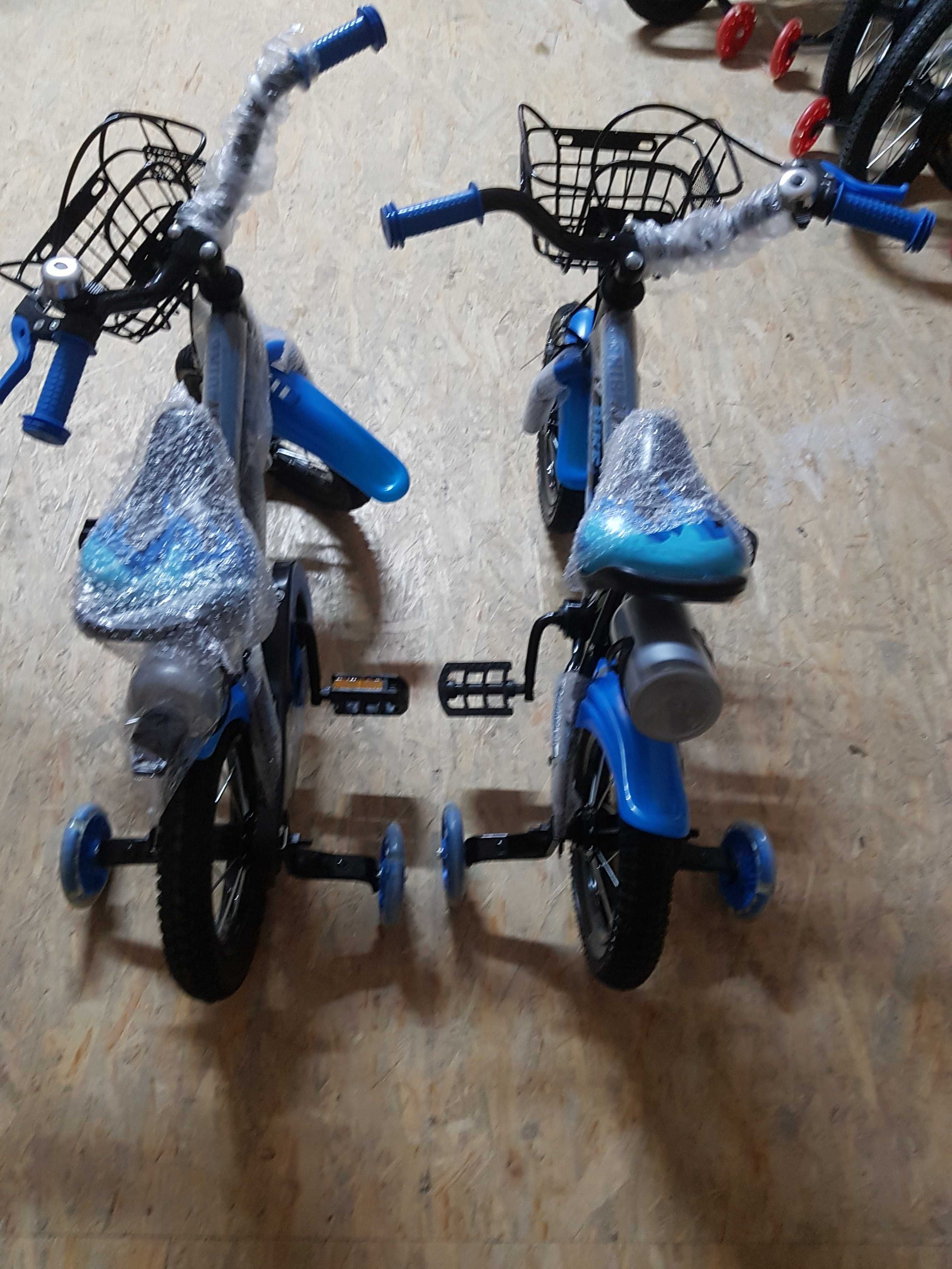 Rower dziecięcy  sport  12 cali niebieski dla dziecka 2 lata +