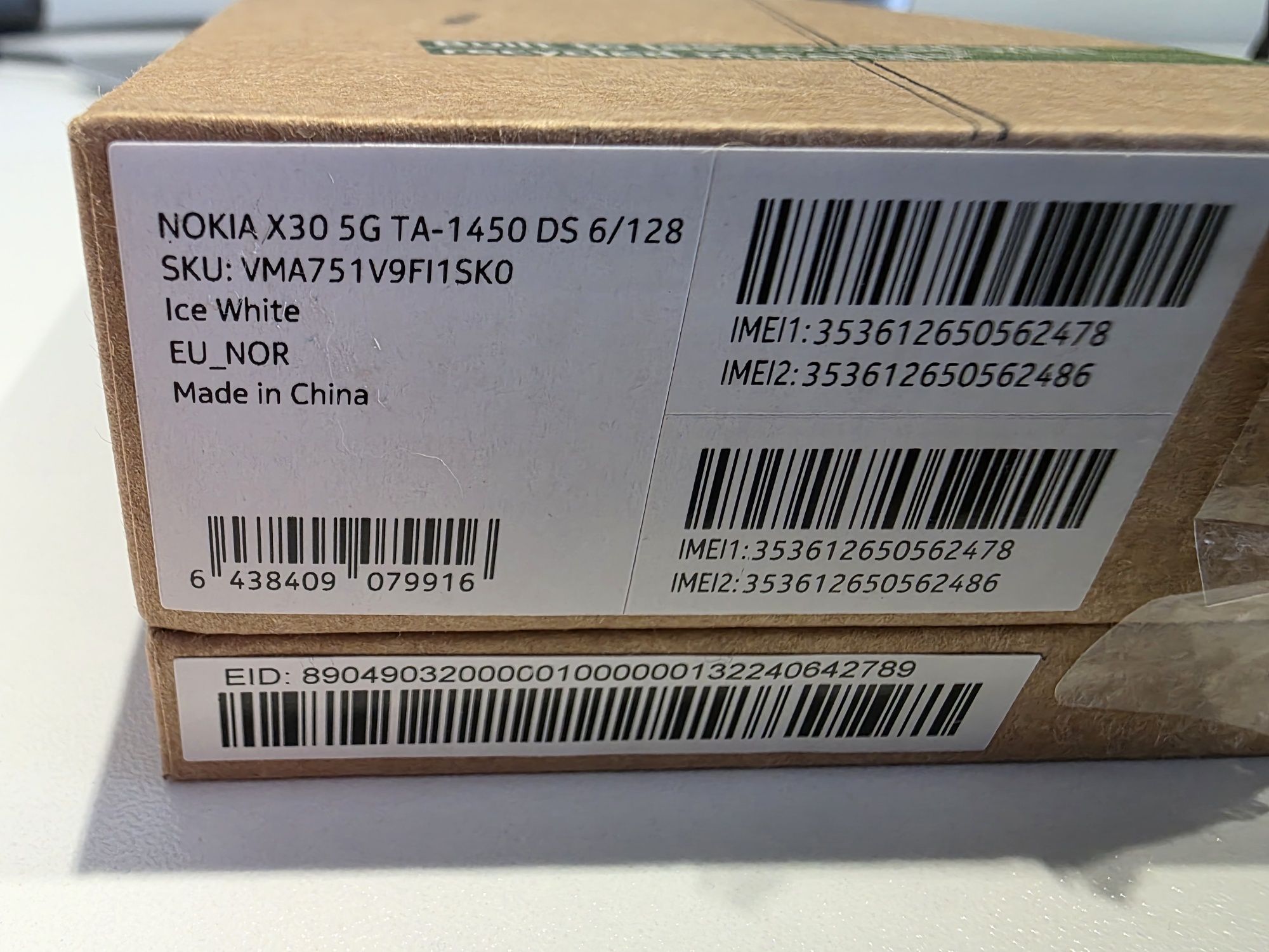 Nokia X30 5G 6GB / 128 GB biała Smartfon Android dual SIM TA-1450