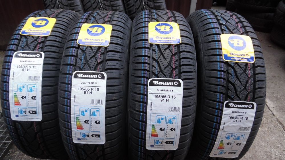 NOWE 195/65R15 BARUM Quartaris 5 , opony całoroczne , ANDAR Ziel.Góra