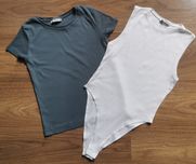 ZARA body i t-shirt roz. XS/S