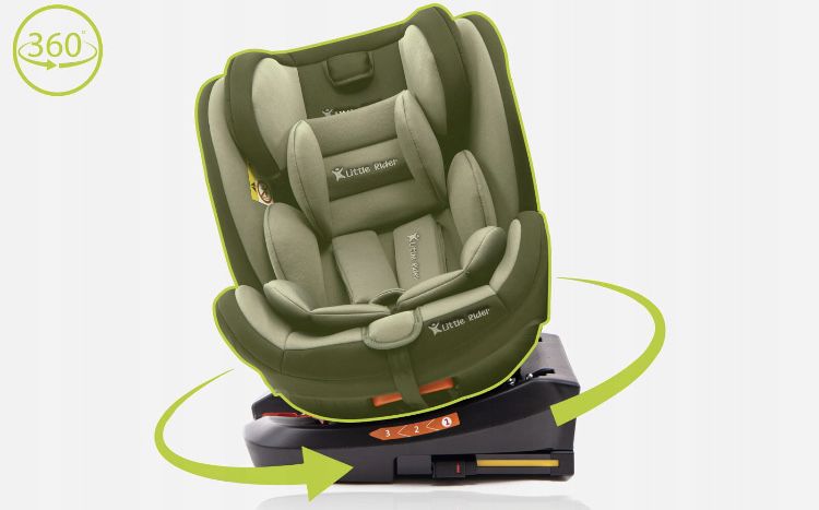 Автомобільне крісло поворотне на 360° 0-36 КГ ISOFIX