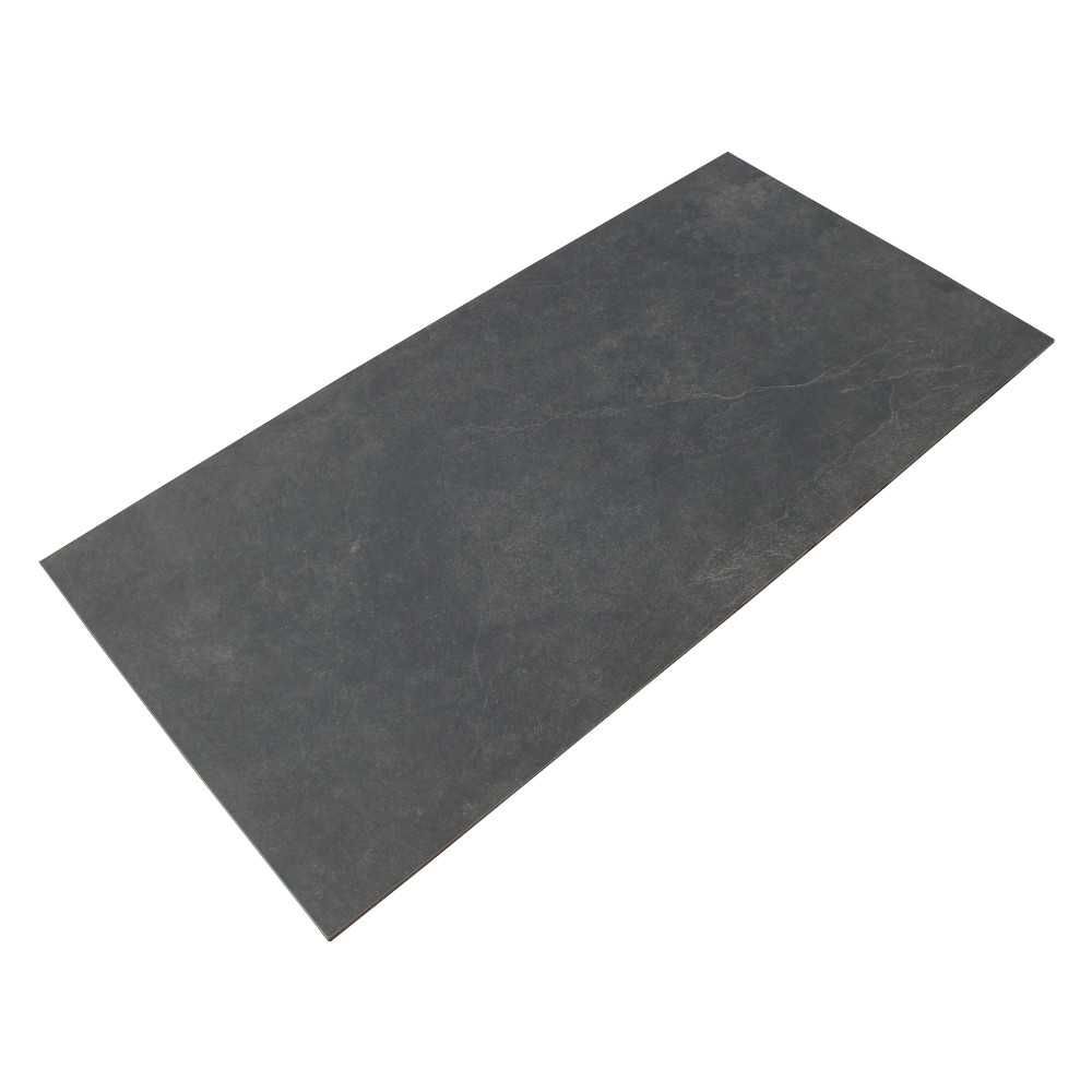 Płytki Podłogowe Ścienne Gres Duże Pizarra Antracite 60x120 Rett gat.2