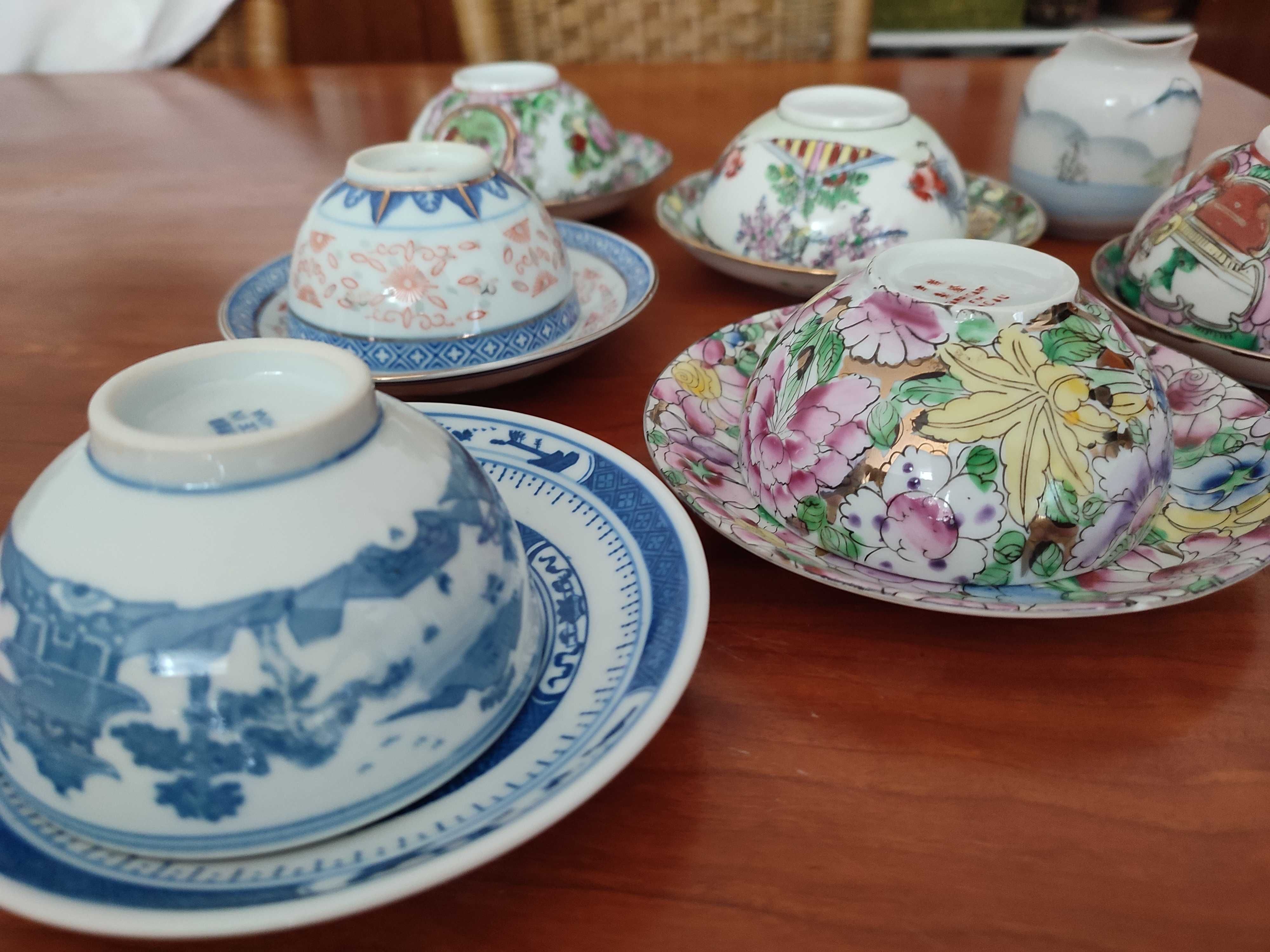 Chávenas Chá porcelana chinesa