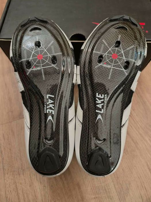 Sapatos de Ciclismo Lake CX241 Wide Carbon "Termo-moldáveis" Novos