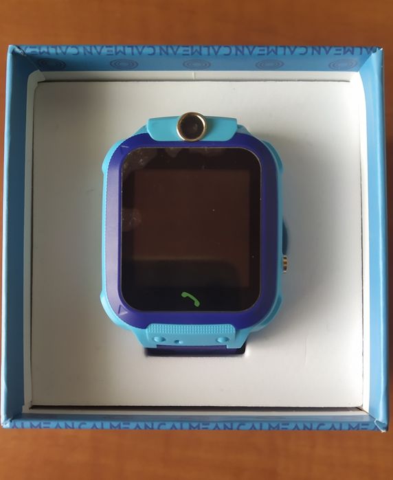 Nowy smartwatch, zegarek Calmean, niebieski, stan idealny