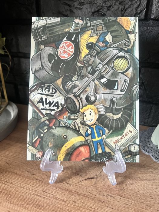 Follout. Metalowy obrazek