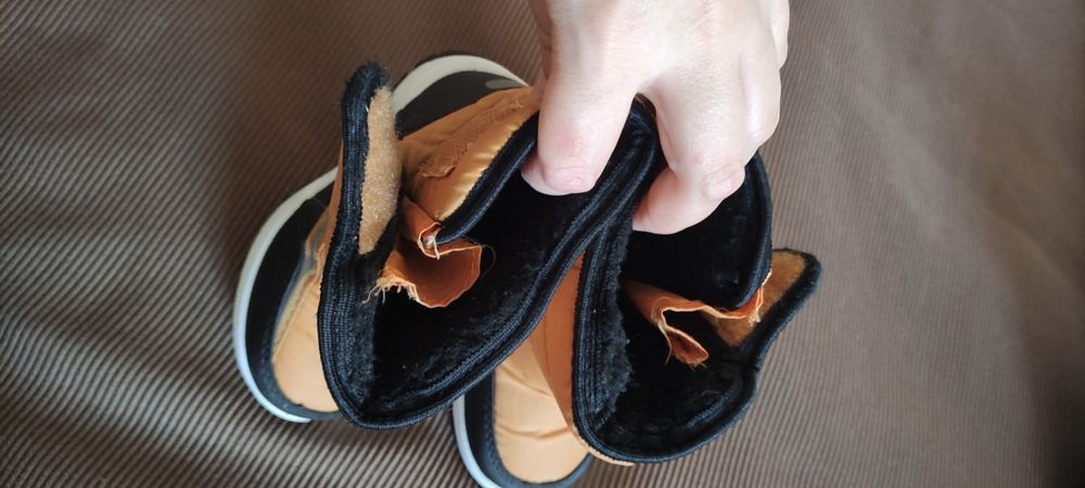 Зимові дитячі чоботи, черевики, сноубуси, розмір 24