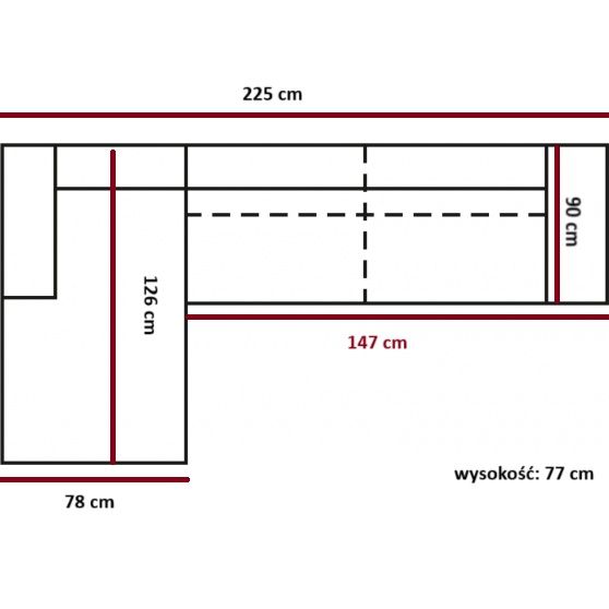 Narożnik z funkcją spania