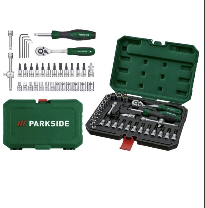 Набір торцевих ключій Parkside PSSS 36,тріскачка A1.