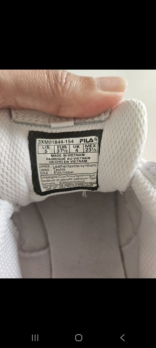 Ténis fila disruptor 37 e meio