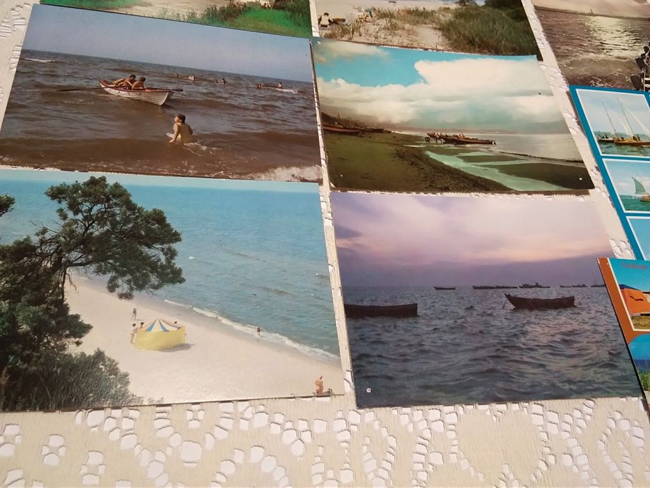 12 pocztówek z nad Bałtyku. Okres PRL.