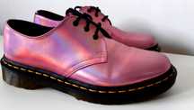 Dr Martens 1461 ICED Metallic Mallow Pink REFLECTIVE METALLIC