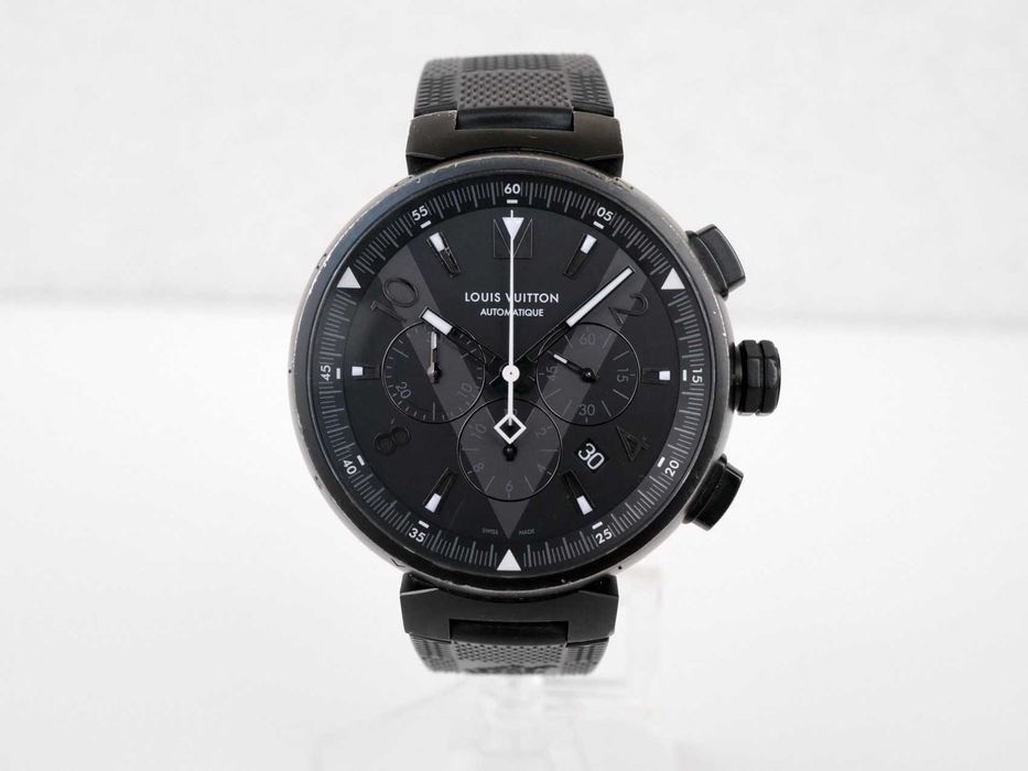 Louis Vuitton Tambour All Black Chronograph 46