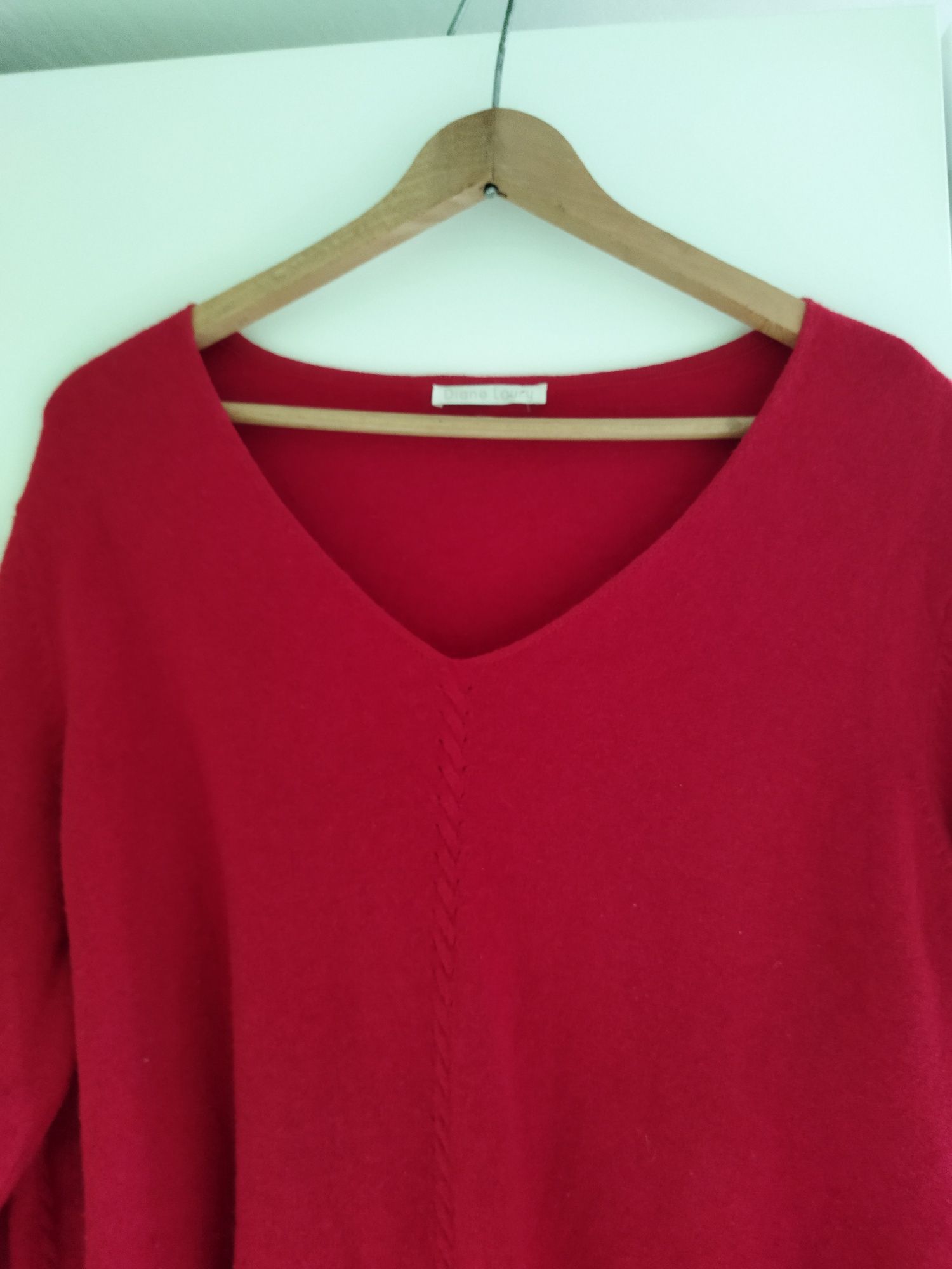 Sweter wełniany kaszmirowy 36-38-40 Diane Laury