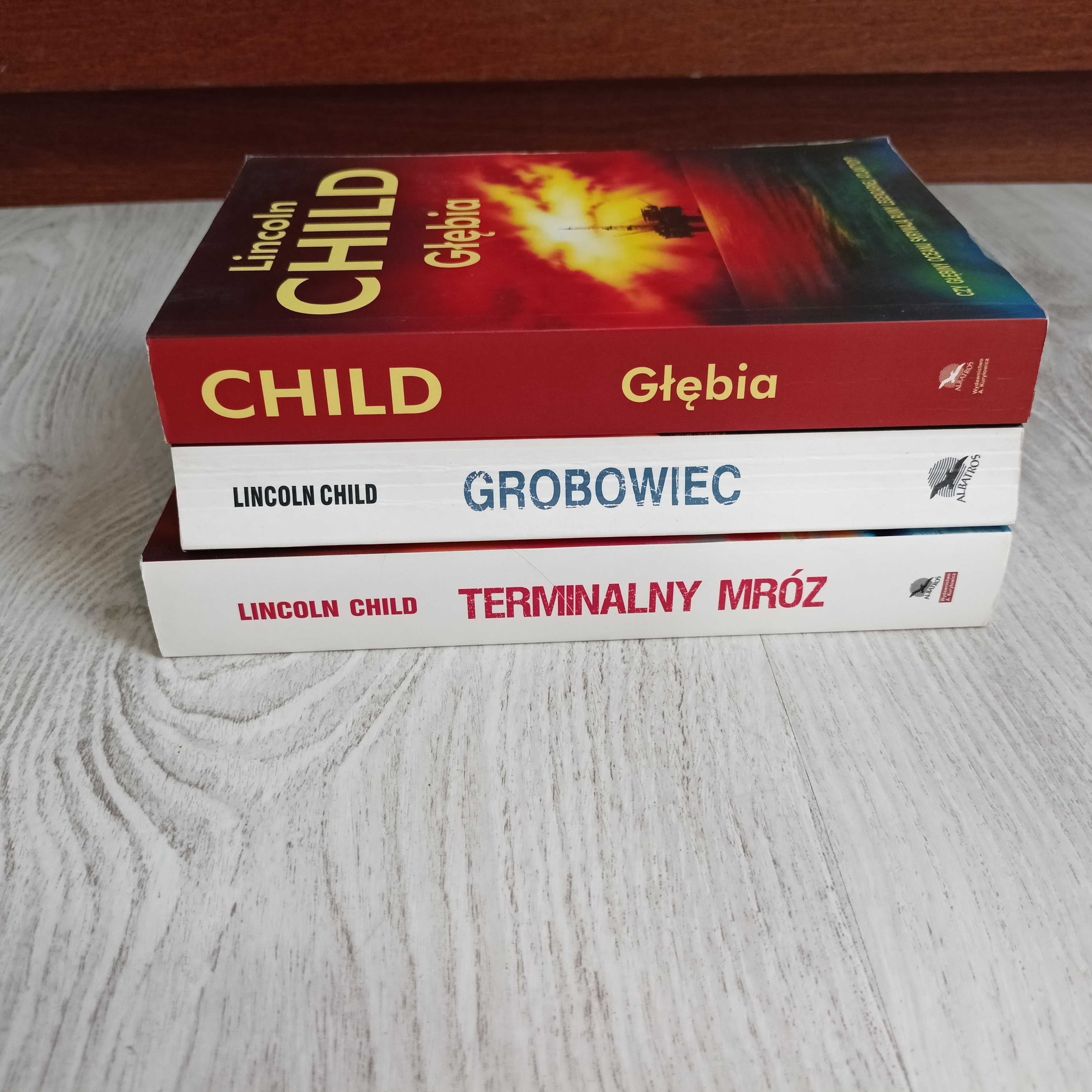 Lincoln Child Grobowiec Terminalny mróz Głębia JEREMY LOGAN