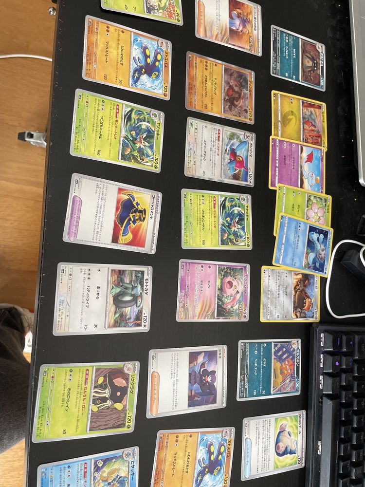 Cartas pokemon japonesas e coreanas