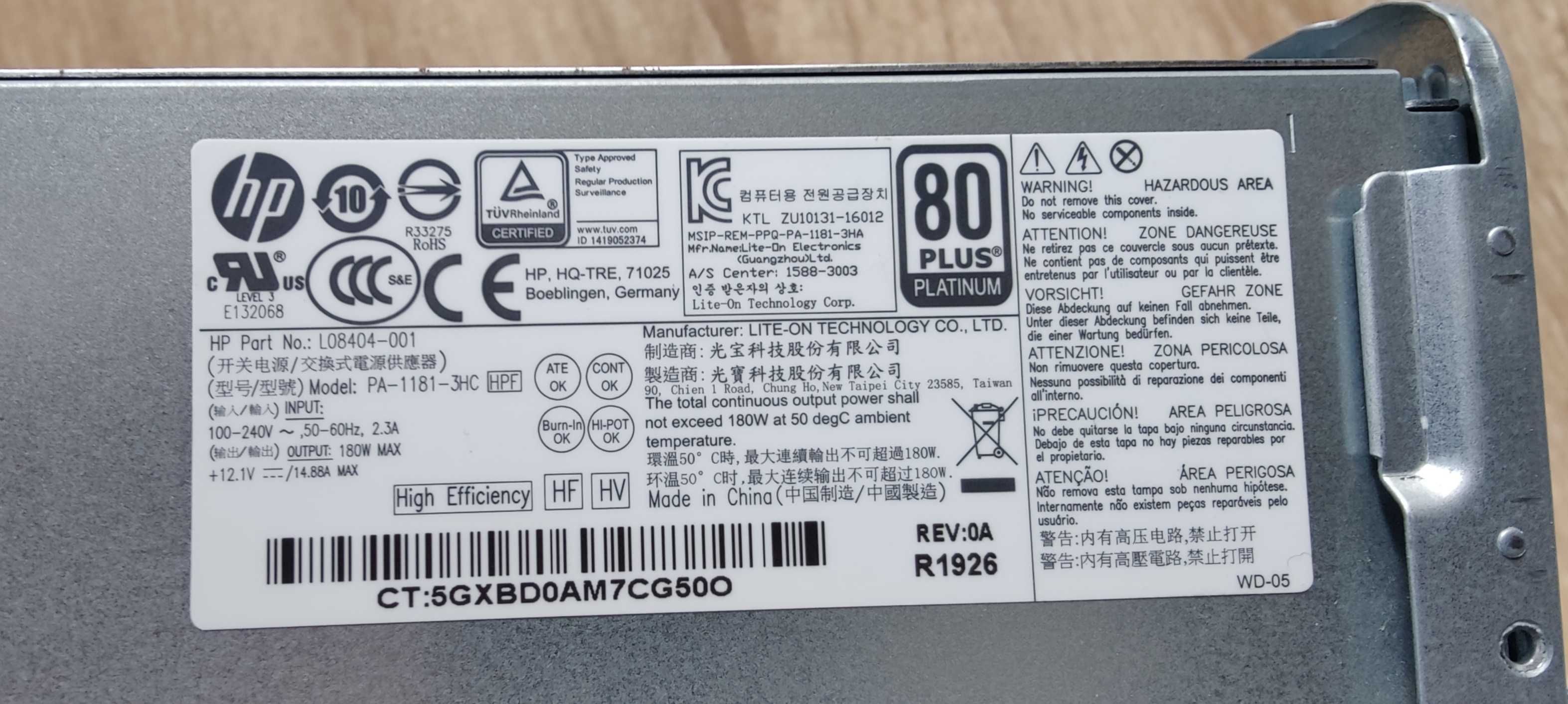 HP 600 G5 SFF i5