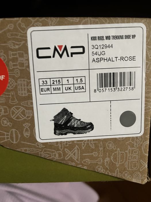 Черевики CMP 33 р. Термо