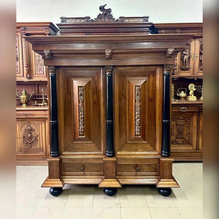 Шафа дерево шкаф сервант креденс  дуб 2946