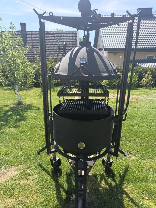 Grill  ozdobny palenisko 2w1, mobilny
