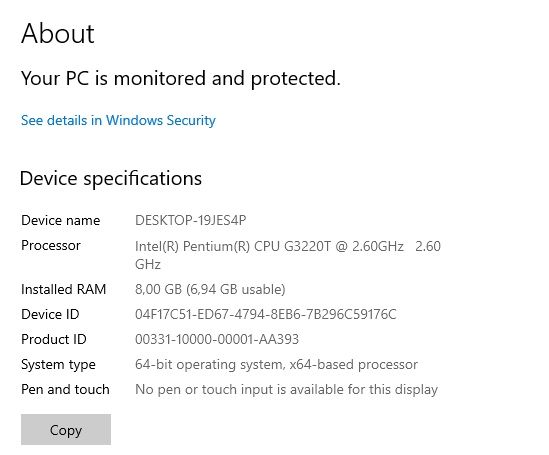 Lenovo ThinkCentre M73 / 8gb / 500 gb SSD