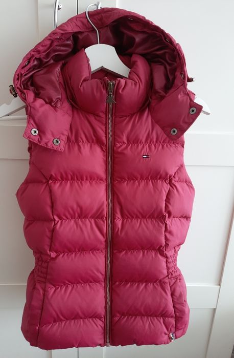 Tommy Hilfiger. Damski puchowy bezrekawnik rozmiar S.
