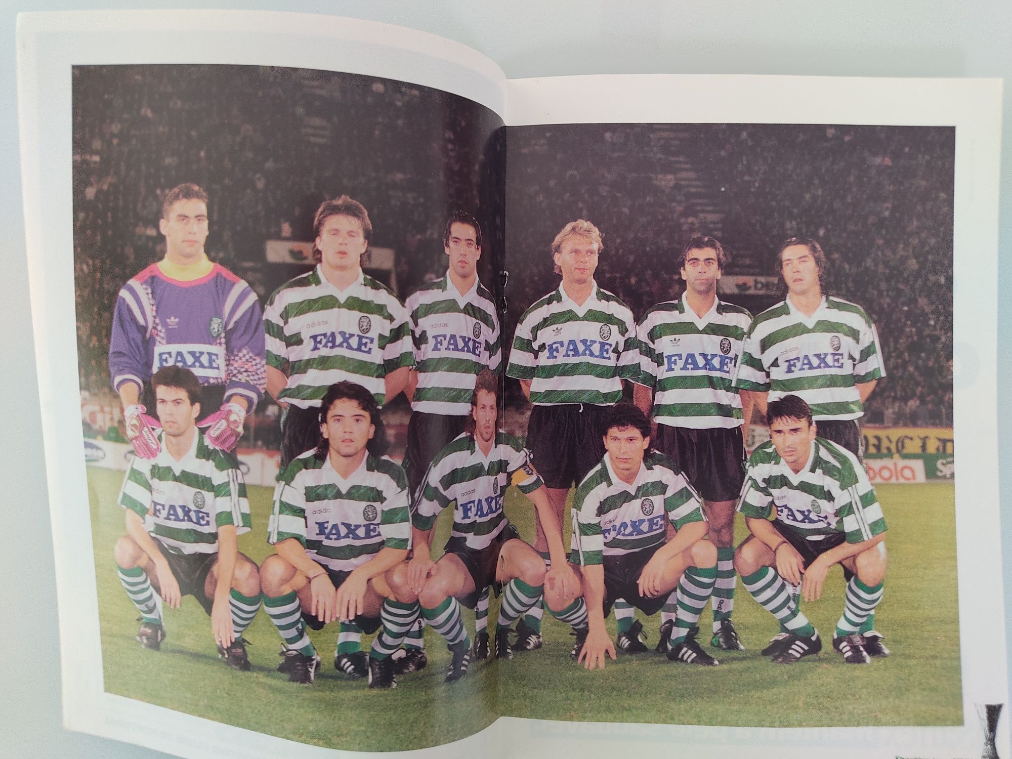 Programa de jogo Sporting Salzburg UEFA 1993/94