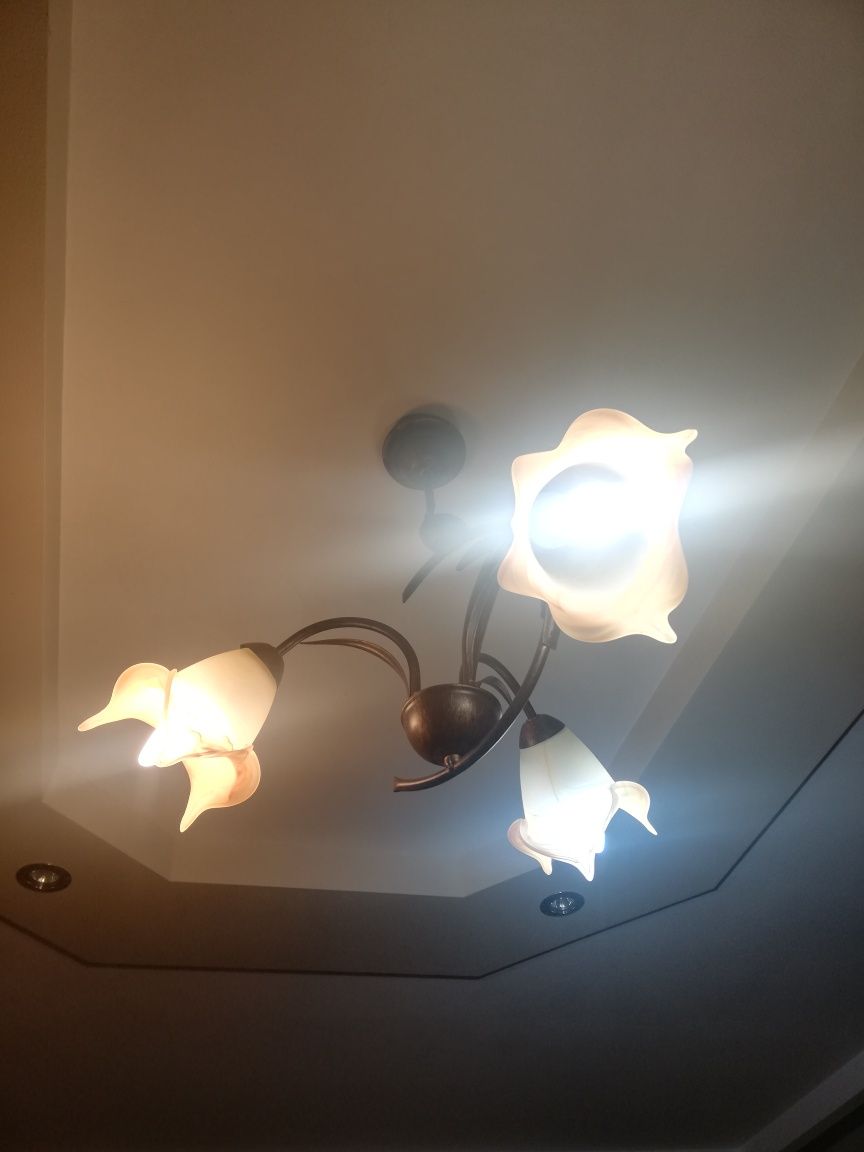 Żyrandol lampa sufitowa 3 żarówki