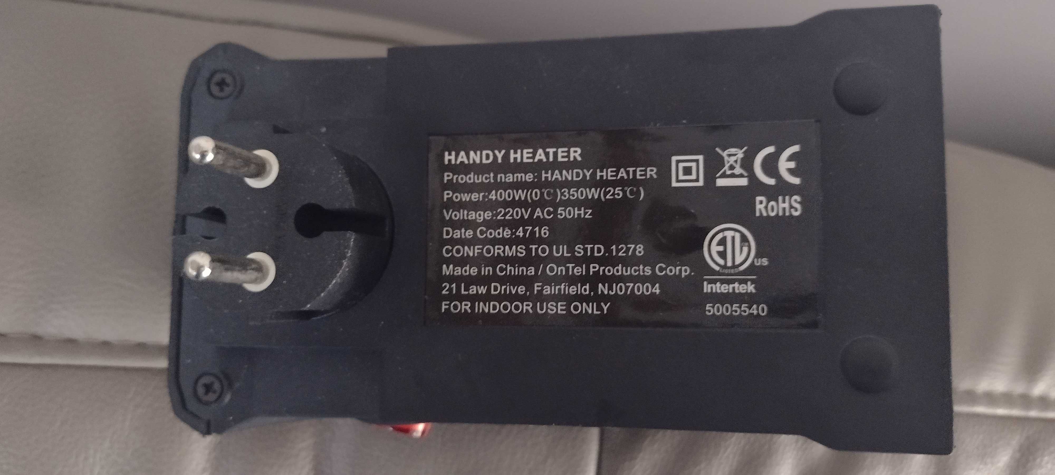 Mini grzejnik elektryczny Handy Heater 400W
