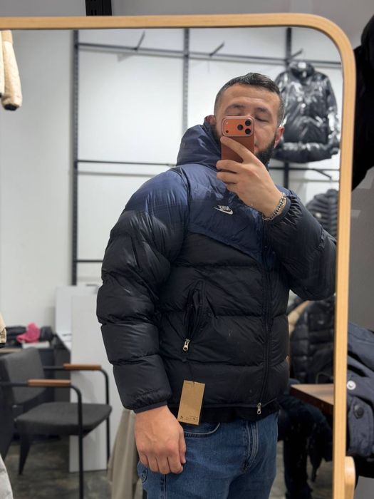 НЕ ПРОПУСТІТЬ! Пуховик Nike Storm-Fit Синьо-чорний  S M L XL