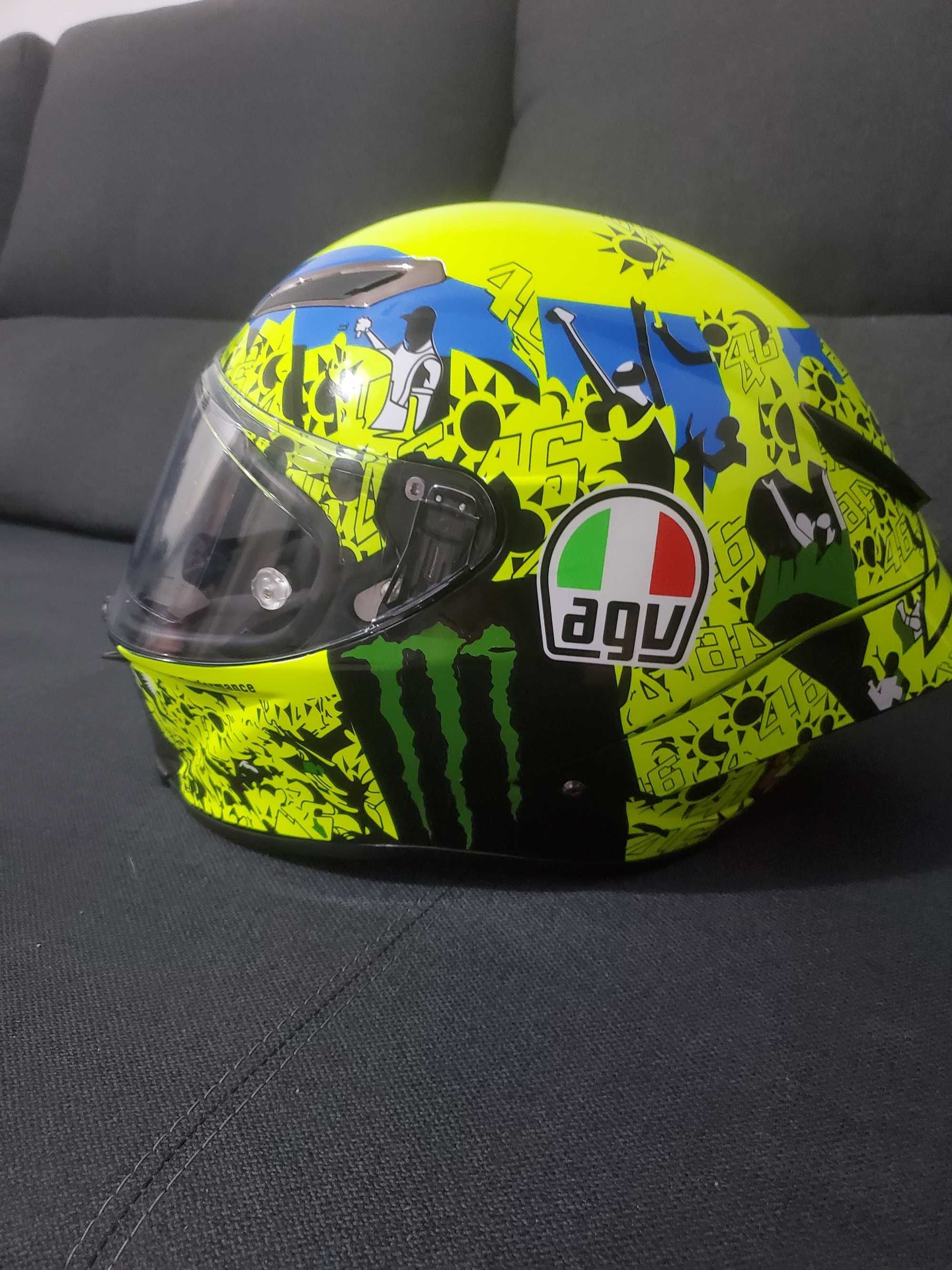 replica capacete AGV  ROSSI MISANO