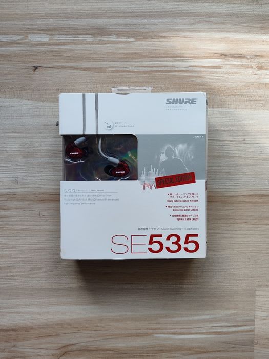 Shure SE535 słuchawki IEM monitory douszne dokanałowe