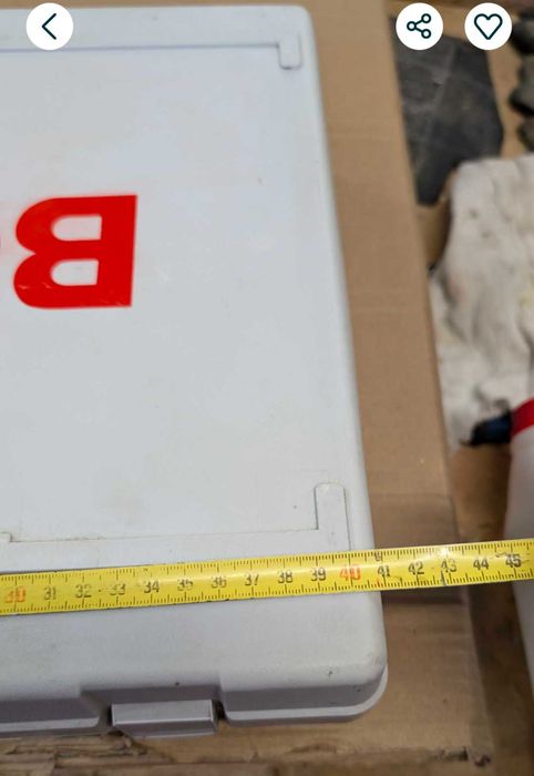 Caixa para  ferramenta/maquinas aparafusadora berbequim BOSCH