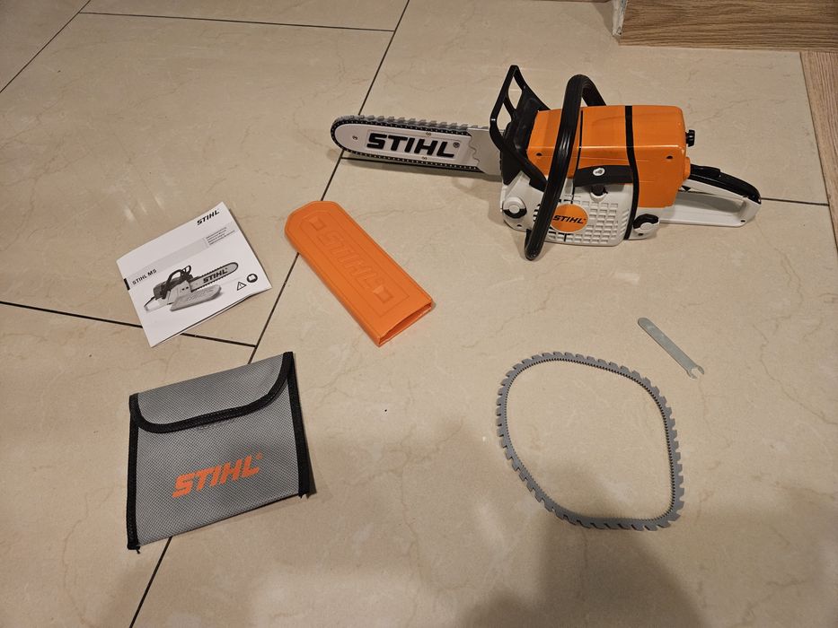Piła spalinowa Stihl MS – zabawka na baterie