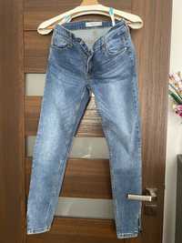 Spodnie damskie jesnsowe jeans dżins nowe 38 S 36 diverse z zamkami