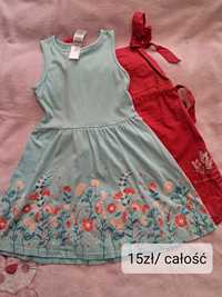 Ubrania dziewczęce 110-116 (bardzo duża paczka)
