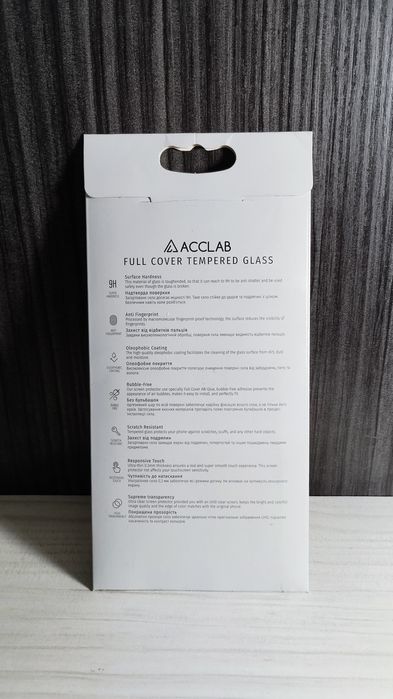 Захисне скло ACCLAB Full Cover Tempered Glass (9H, 2.75D, UHD 4K)